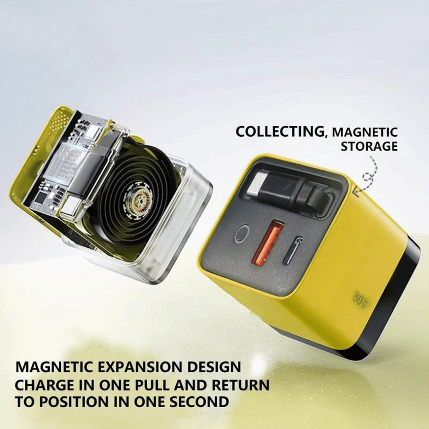 Promotion 49% OFF- 3 in 1 Charger Retractable 80W MAX Fast