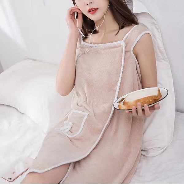 Plus Size Women's Wearable Shower Skirt