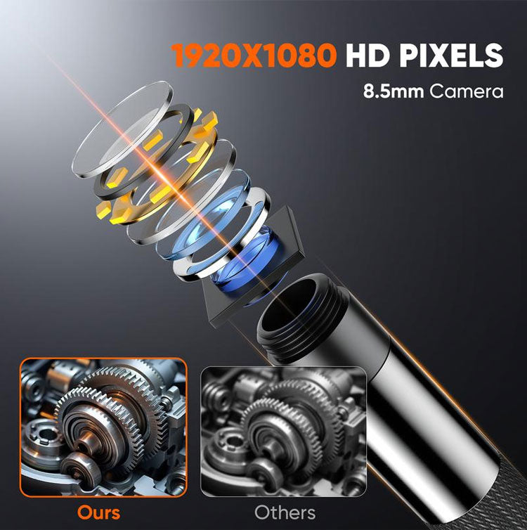 Main Two-Way Industrial Endoscope Camera-5.5FT with 32GB Card