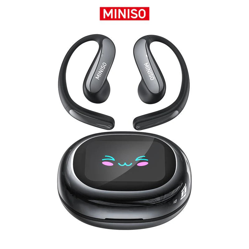 Wireless Bluetooth Translator Earphones, Featuring a Color Touchscreen, Ergonomic Design, 40-Hour Battery Life