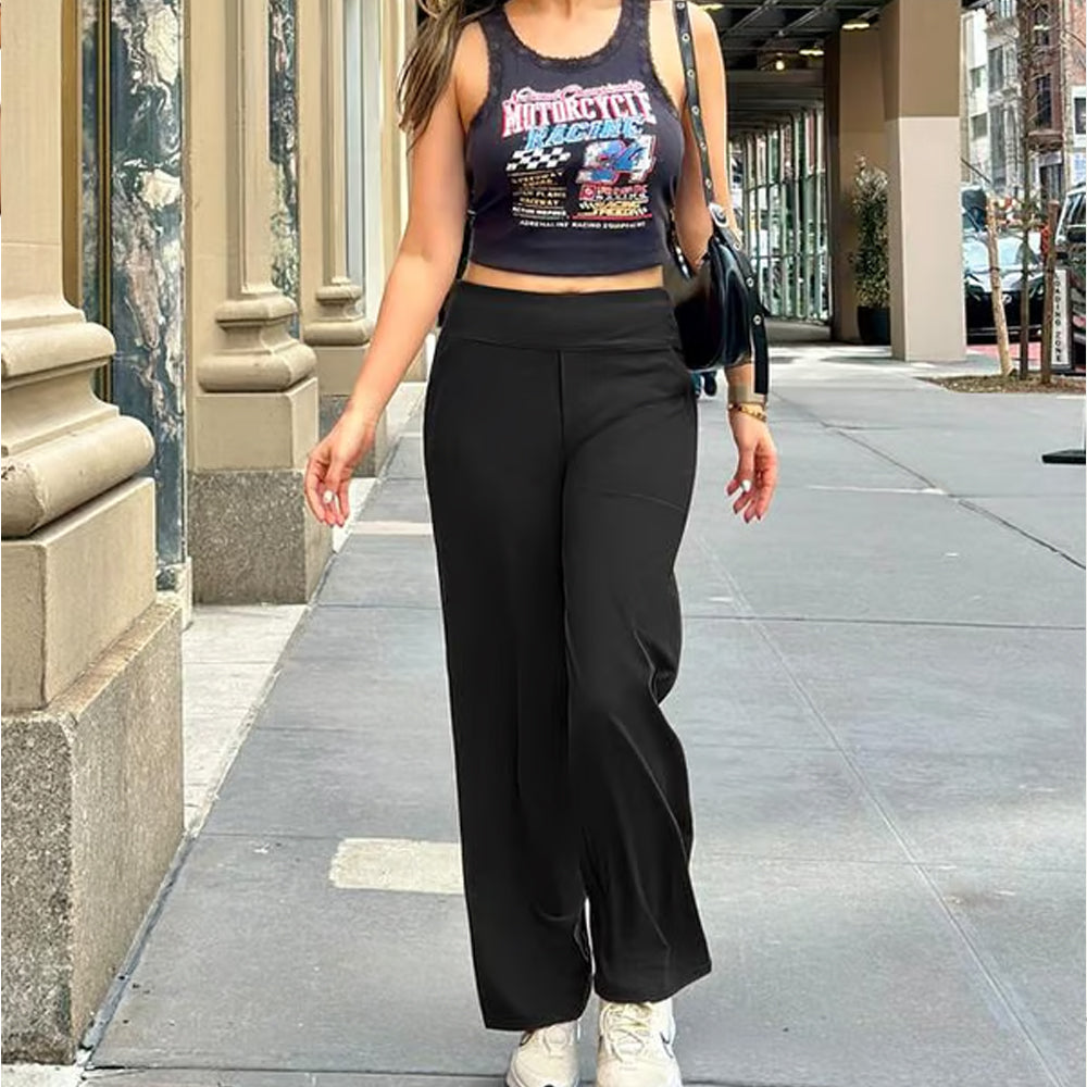 Loose High-Waist Business Casual Pants Yoga Pants