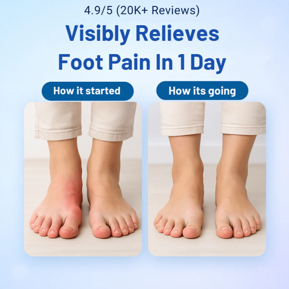Experience IMMEDIATE RELIEF from neuropathy foot-pain