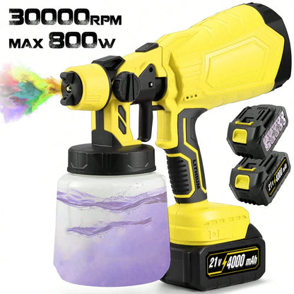 High-pressure CordlessPaint Sprayer with 2Batteries