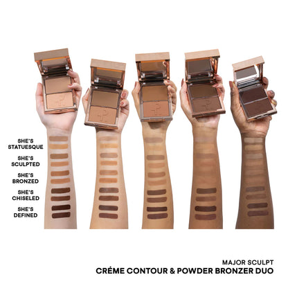 MAJOR SCULPT CRÈMECONTOUR & POWDER BRONZERDUO