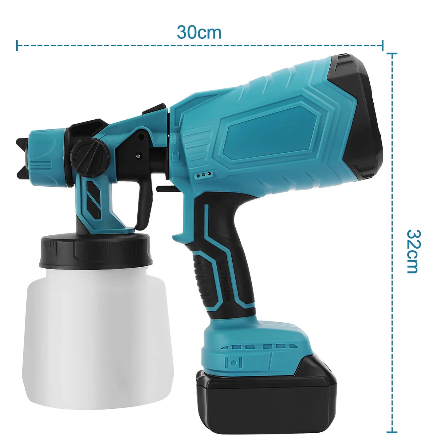High-pressure CordlessPaint Sprayer with 2Batteries