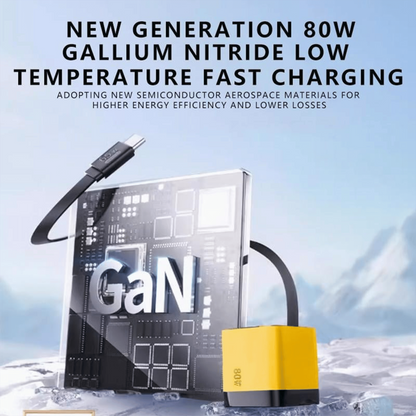 Promotion 49% OFF- 3 in 1 Charger Retractable 80W MAX Fast