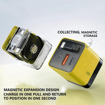 Promotion 49% OFF- 3 in 1 Charger Retractable 80W MAX Fast