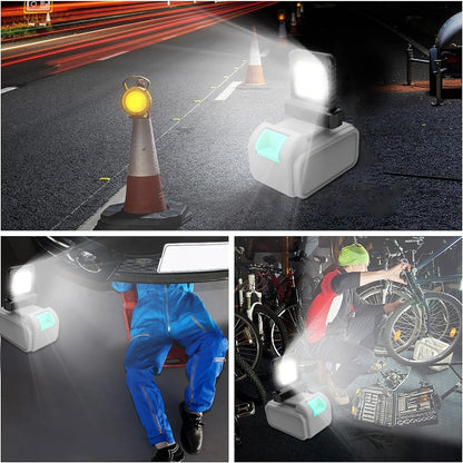 High brightness floodlight - for all power tool batteries