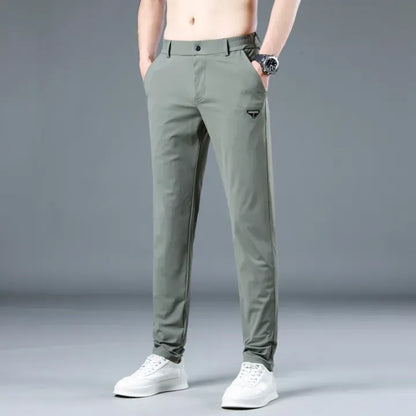 HOT Summer elastic ice silk thin trousers