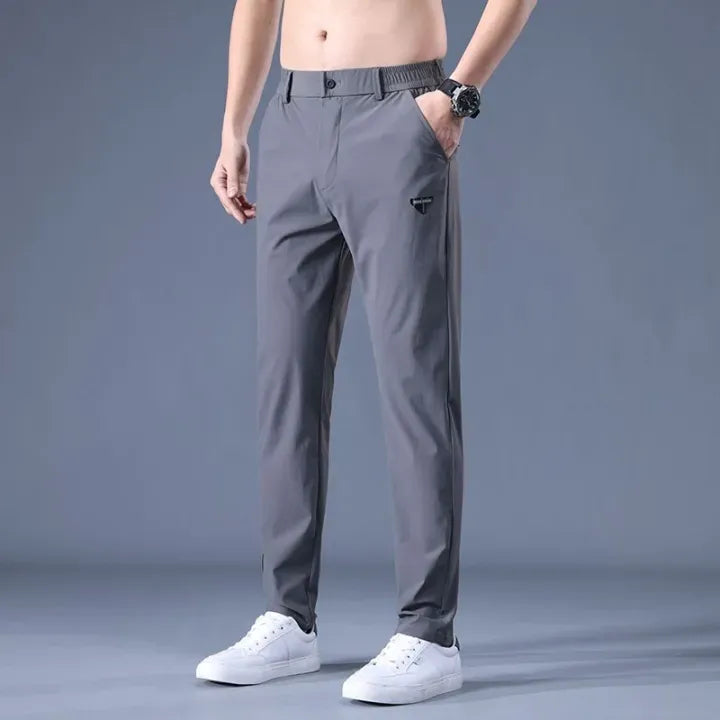 HOT Summer elastic ice silk thin trousers