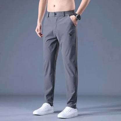 HOT Summer elastic ice silk thin trousers
