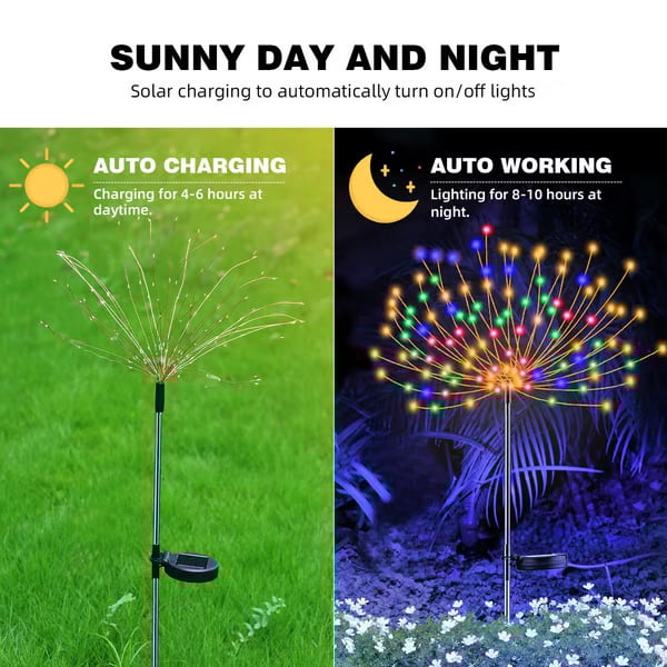 Solar Powered Garden Fairy Lights