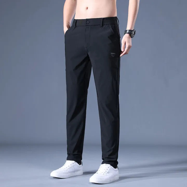 HOT Summer elastic ice silk thin trousers