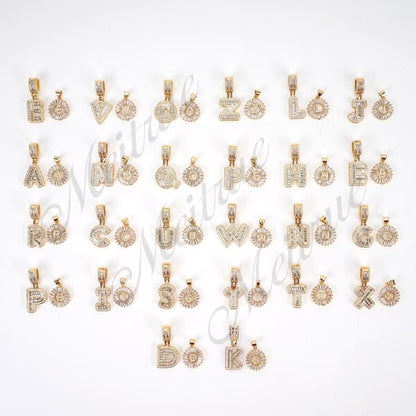 Initial Letter Pendant Necklaces
