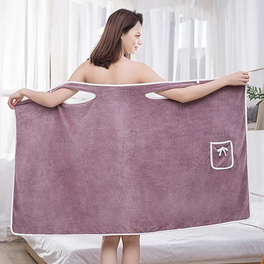 Plus Size Women's Wearable Shower Skirt