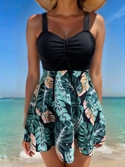 2025 Women's V Neck Swimdress