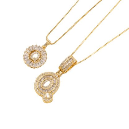 Initial Letter Pendant Necklaces