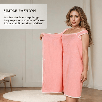 Plus Size Women's Wearable Shower Skirt