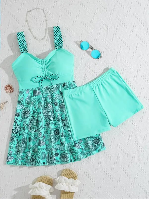 2025 Women's V Neck Swimdress