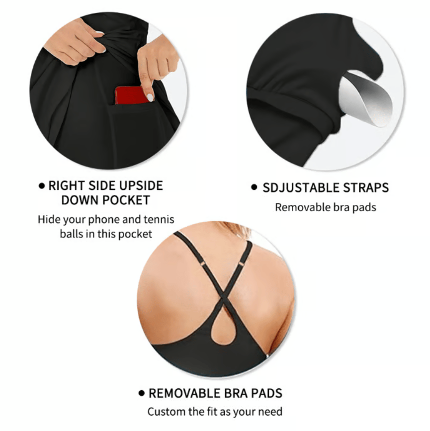 The Ultimate Tummy Control Backless Active Dress -Made for Movement & Easy Bathroom Breaks