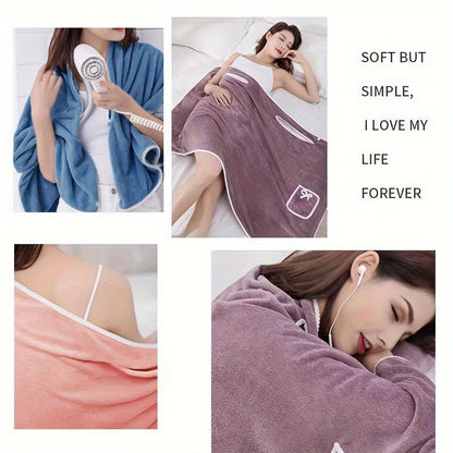 Plus Size Women's Wearable Shower Skirt