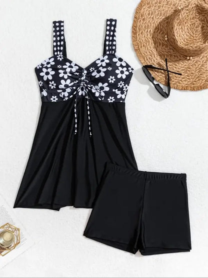 2025 Women's V Neck Swimdress