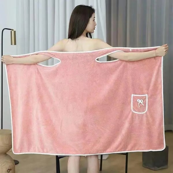 Plus Size Women's Wearable Shower Skirt