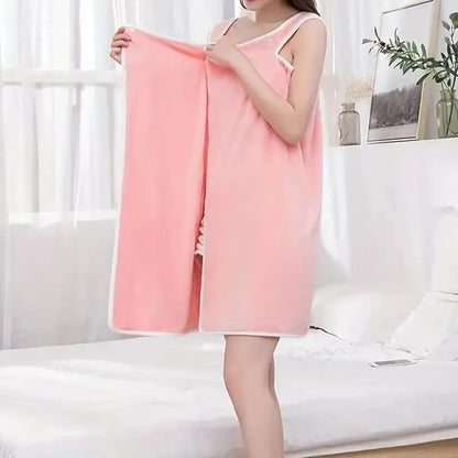 Plus Size Women's Wearable Shower Skirt