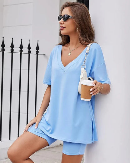 Casual Vibe Comfy Oversized 2-Piece Lounge Set
