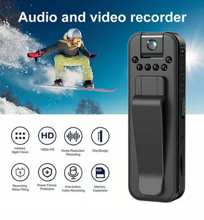 HD 1080P Rechargeable Mini Body Camera