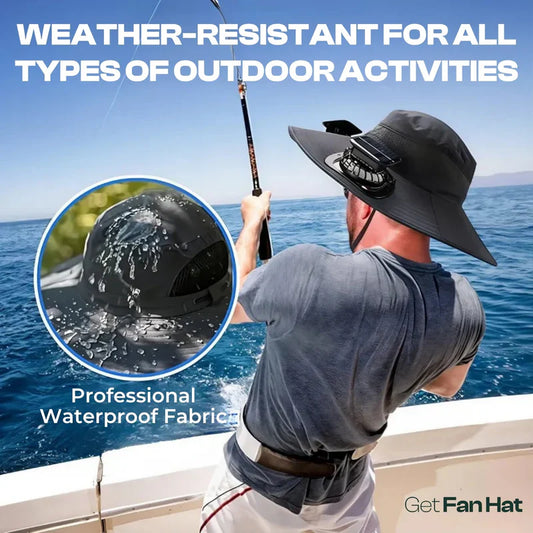 Buy 1, Get 2nd 50% Off / Solar-powered hat with fan