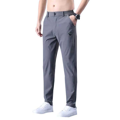 HOT Summer elastic ice silk thin trousers