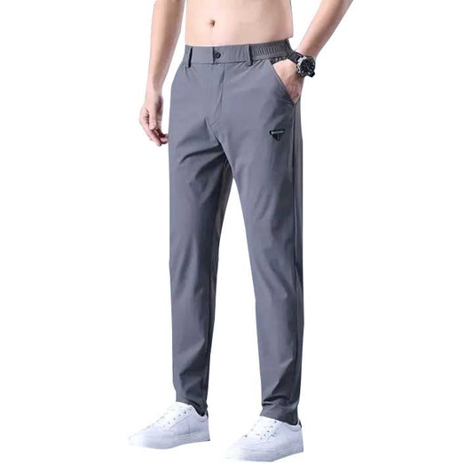 HOT Summer elastic ice silk thin trousers