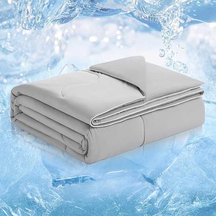 Reversible Cooling Blanket for Hot Sleepers and Night Sweats