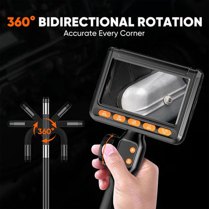 Main Two-Way Industrial Endoscope Camera-5.5FT with 32GB Card