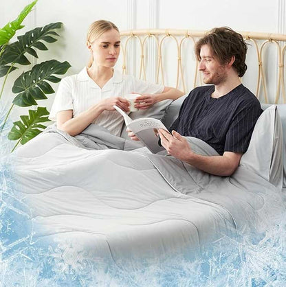 Reversible Cooling Blanket for Hot Sleepers and Night Sweats