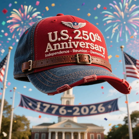 BUY 1 GET FREE 1 - U.S. 250th Anniversary Retro Washed Cap