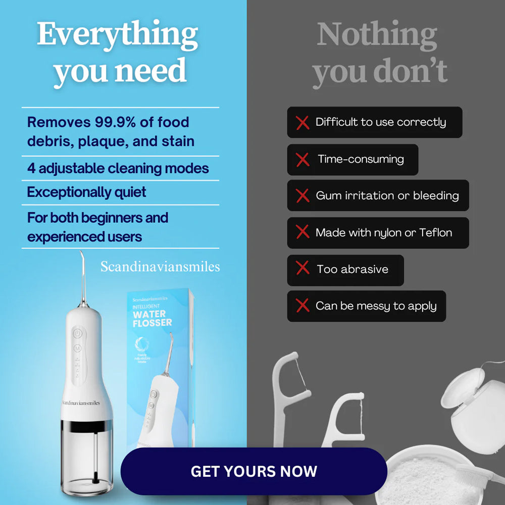 【Only $29.99】Smart Water Flosser