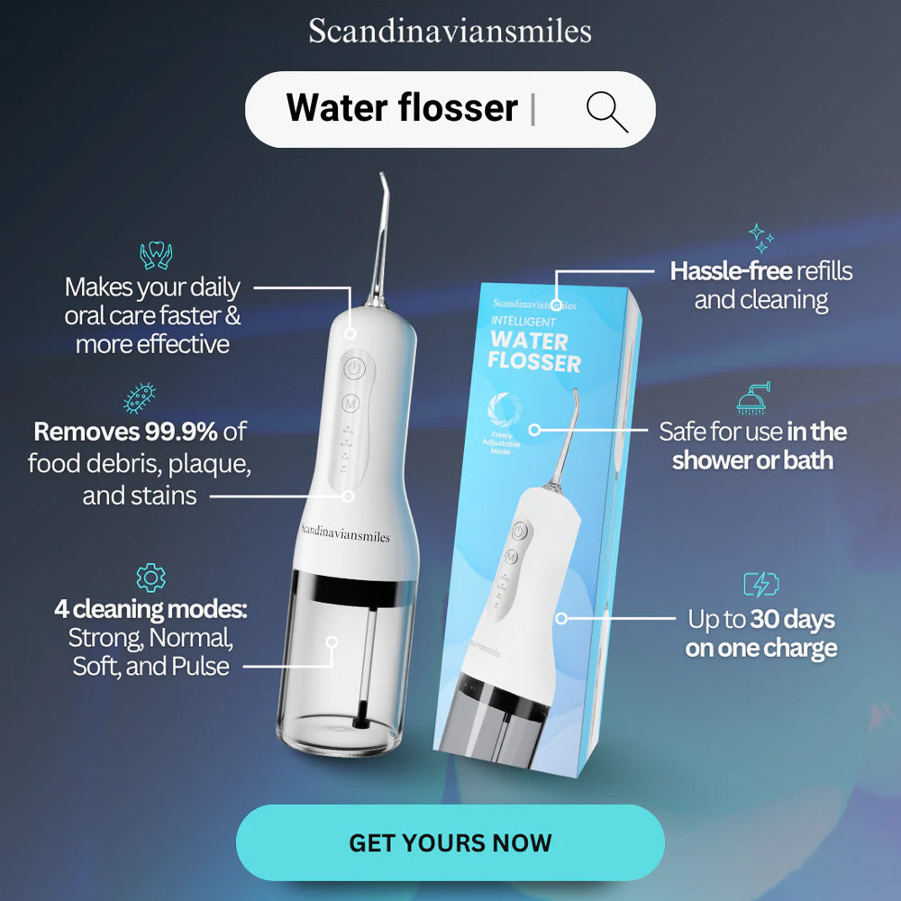 【Only $29.99】Smart Water Flosser
