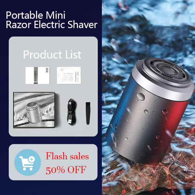 HOT Newest Mini Portable Electric Shaver
