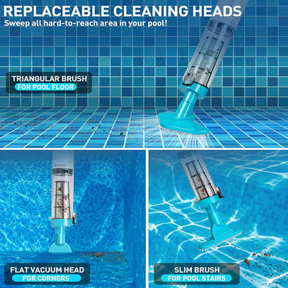 3 in 1CordlessRechargeable PoolVacuum Cleaner