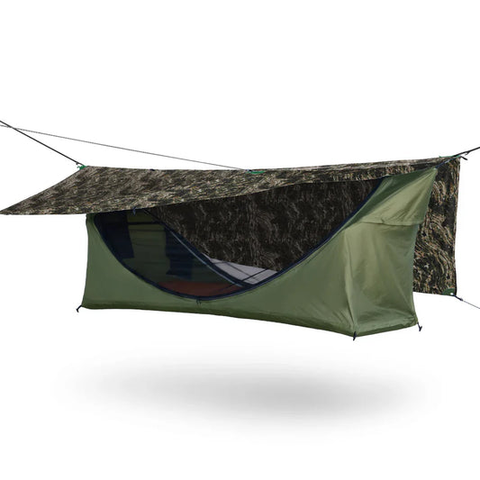 Comes With Mat - Complete Lay-Flat Hammock Tent for Camping