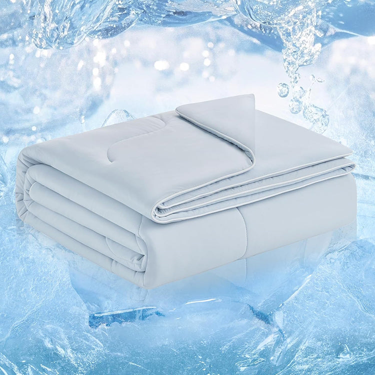 Reversible Cooling Blanket for Hot Sleepers and Night Sweats
